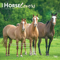 2027 16-Month Calendar Horse Lovers Square Wall, Browntrout BT11987