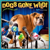 2027 16-Month Calendar Avanti Dogs Gone Wild Square Wall, Browntrout BT12960