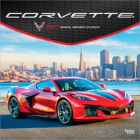 2027 16-Month Calendar Corvette Square Wall, Browntrout BT13172