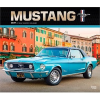 2027 16-Month Calendar Ford Mustang Official Deluxe Wall, Browntrout BT13240
