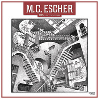 2027 16-Month Calendar M.C. Escher Square Wall, Browntrout BT13325