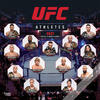 2027 16-Month Calendar Ultimate Fighting Championship: UFC Athletes Square Wall, Browntrout BT14797