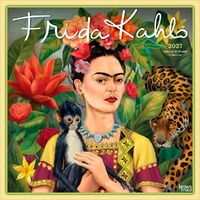 2027 16-Month Calendar Frida Kahlo Square Wall, Browntrout BT15336