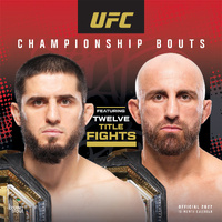 2027 16-Month Calendar Ultimate Fighting Championship: Championship Bouts Square Wall, Browntrout BT15343