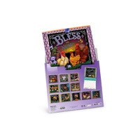 2027 16-Month Calendar Brush Dance Bless This Nest Deluxe Wall Foil Cover Linen Envelope, BT15978