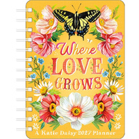 2027 Planner Katie Daisy Monthly/Weekly, Amber Lotus AM06435