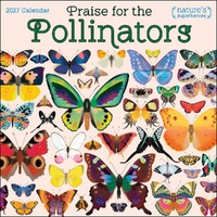 2027 Calendar Praise for the Pollinators Square Wall, Amber Lotus AM06459