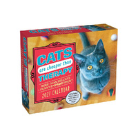 2027 Calendar Cats Are Cheaper Than Therapy Day-to-Day Boxed, Andrews McMeel AM06688