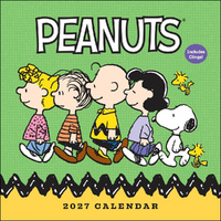 2027 Calendar PEANUTS with Decals Square Wall, Andrews McMeel AM06800