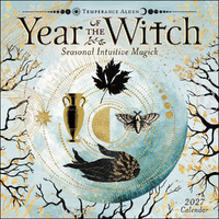 2027 Calendar Year of the Witch Square Wall, Amber Lotus AM06961