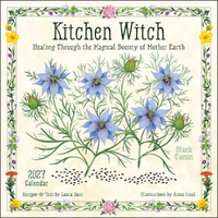 2027 Calendar Kitchen Witch Square Wall, Amber Lotus AM07579