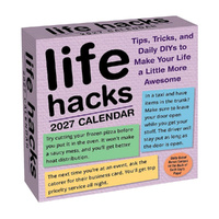 2027 Calendar Life Hacks Day-to-Day Boxed, Andrews McMeel AM07708