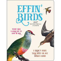 2027 Planner Effin' Birds Monthly/Weekly, Andrews McMeel AM07814