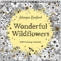 2027 Calendar Johanna Basford Coloring Square Wall, Andrews McMeel AM07845