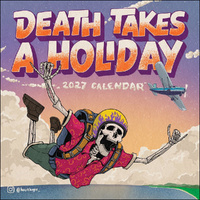 2027 Calendar Death Takes a Holiday Square Wall, Andrews McMeel AM08002