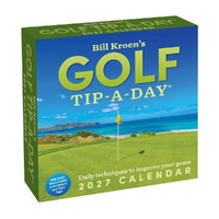 2027 Calendar Bill Kroen's Golf Tip-A-Day Day-to-Day Boxed, Andrews McMeel AM08316