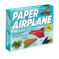 2027 Calendar Paper Airplane Day-to-Day Boxed, Andrews McMeel AM08446