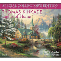 2027 Calendar Thomas Kinkade Special Collector's Scripture Edition with Print Deluxe Wall, Andrews McMeel AM09320