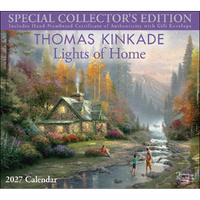 2027 Calendar Thomas Kinkade Special Collector's Edition with Print Deluxe Wall, Andrews McMeel AM09351