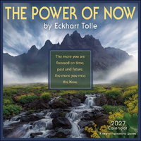 2027 Calendar Power of Now Square Wall, Amber Lotus AM10432