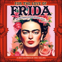 2027 Calendar For the Love of Frida Square Wall, Amber Lotus AM10517