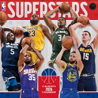 2026 Calendar NBA Superstars 16-Month Square Wall, Trends I86074