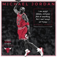 2027 Calendar Michael Jordan Official Square Wall, Trends International I89587