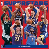2027 Calendar NBA Superstars Square Wall, Trends International I89693