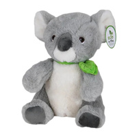 Elka Plush 24cm Koala with Leaf Eco-Friendly 100% Recycled, E-28395-24PL