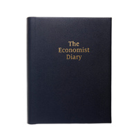 2027 Diary Collins The Economist Quarto 2 Days to a Page Black, EDDBLK-27