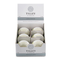 Tilley Scented Bath Bomb 150g Lemon Myrtle (Box of 6) Luxury Bath Gift, FG5658