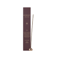 MOR Moment Rain Incense Sticks, 30 Sticks with Brass Holder, Luxury Home Fragrance MMTIS03