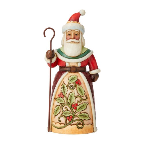 Heartwood Creek Figurine 13.3cm Holly Santa Pint Sized, Whitehill 6009003