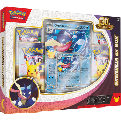 Pokemon TCG: 30th Celebration Greninja ex Box, 10-10463-120