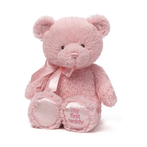 GUND Plush 25cm My First Teddy Bear Pink, U4043949