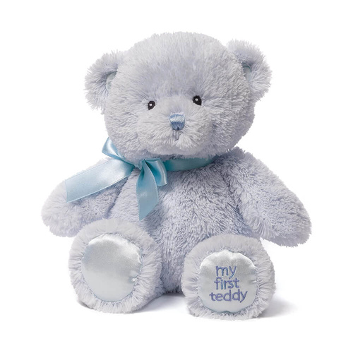 GUND Plush 25cm My First Teddy Bear Blue, U4043950