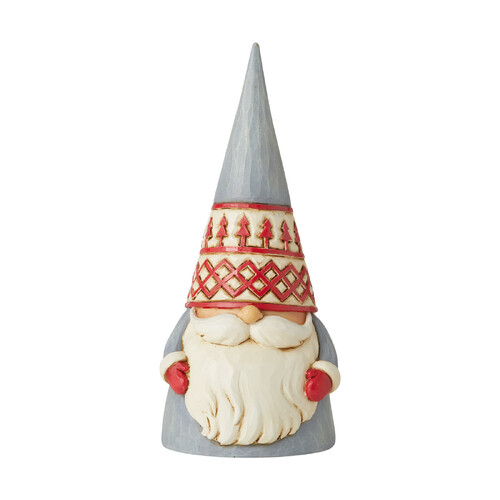Heartwood Creek Figurine Gnome Grey Trees Hat 6006624