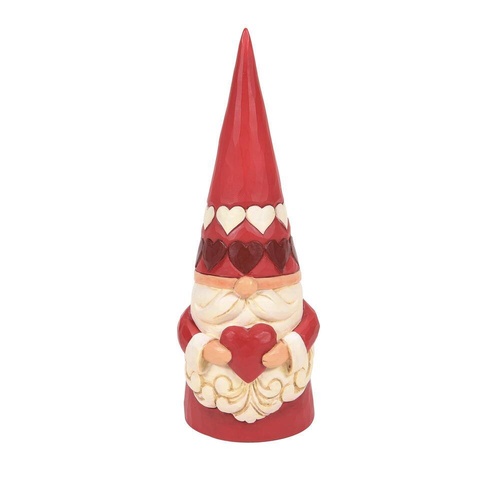Heartwood Creek Figurine 16cm Red Gnome With Heart, 6008401