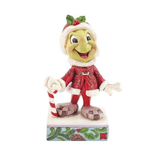 Disney Traditions Figurine 11cm Pinocchio Jiminy Be Wise & Be Merry, Whitehill 6008986