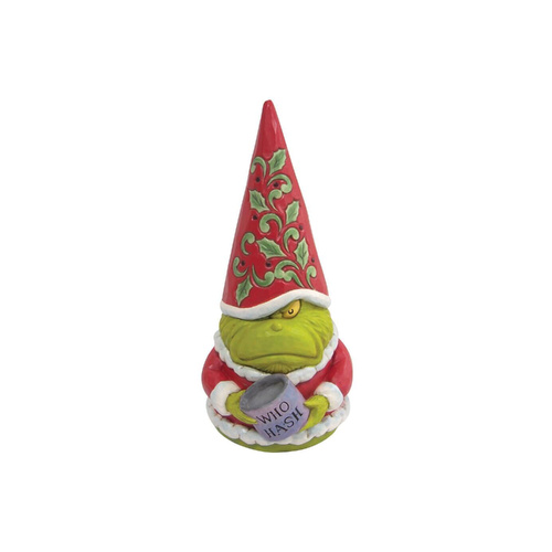 Grinch by Jim Shore Figurine 20cm Grinch Gnome With Who Hash, 6009202
