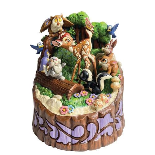 Disney Traditions Figurine 20cm Bambi Forest Friends, Whitehill 6010086