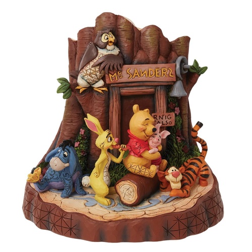 Disney Traditions Figurine 19cm Pooh Carved By Heart, Whitehill 6010879