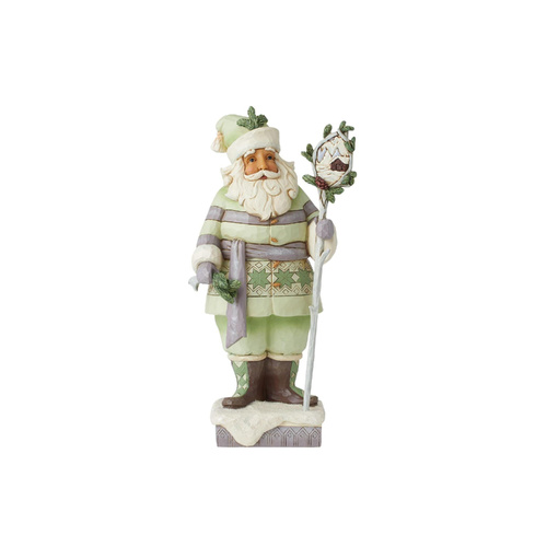 Heartwood Creek Figurine 22cm Wonderland Santa with Staff, 6011614