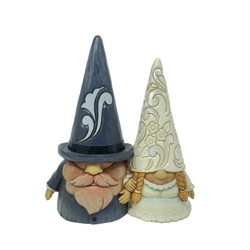 Heartwood Creek Figurine 14cm Bride & Groom Gnomes, 6012270