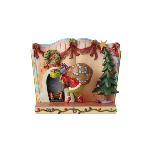 Grinch by Jim Shore Figurine 16cm Santa Grinch Stealing Presents, 6012692