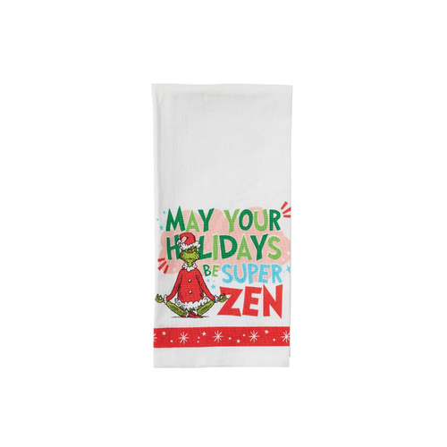 The Grinch Tea Towel 67cm Zen Holidays, 6013495