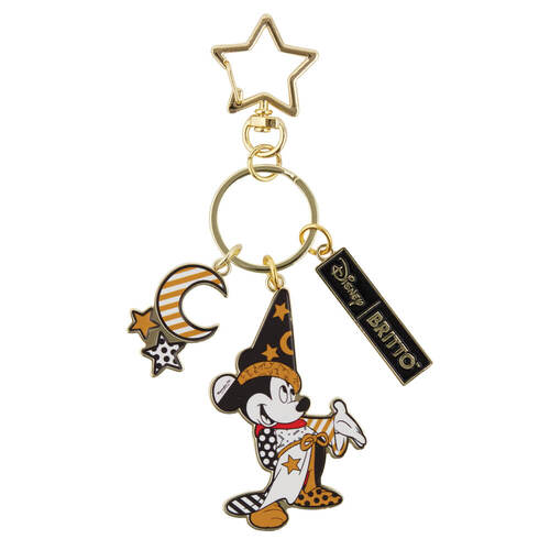 Disney Britto Midas Keychain Metal - Sorcerer Mickey, Jas-ERB6013544