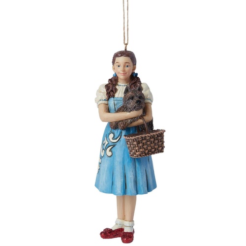 The Wizard of Oz by Jim Shore Hanging Ornament 12.5cm Dorothy & Toto, Whitehill 6015045