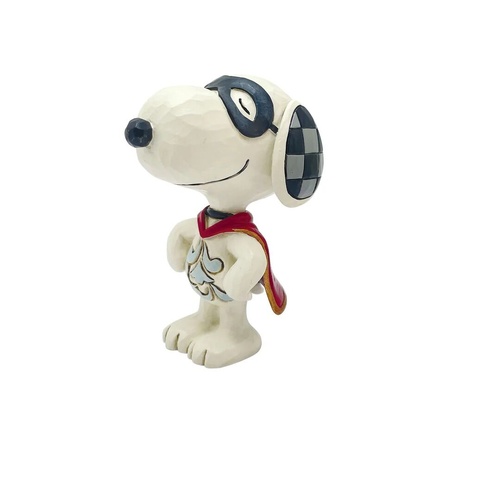 Peanuts by Jim Shore Figurine 8cm Mini Superhero Snoopy, Whitehill 6016581