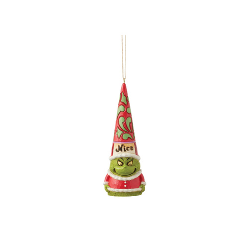 Grinch by Jim Shore Hanging Ornament 13cm Grinch Gnome Naughty & Nice, 6017077